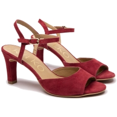 Sandały damskie Ryłko 7NG86_R1 _2TKF CLARET