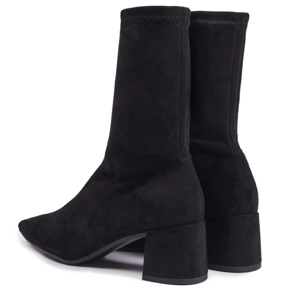 Botki damskie skarpetkowe Ryłko C5VI6_T_ _WL5F BLACK