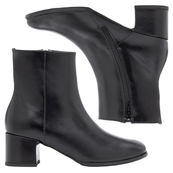 Botki damskie Ryłko F5612___ _1RVF BLACK