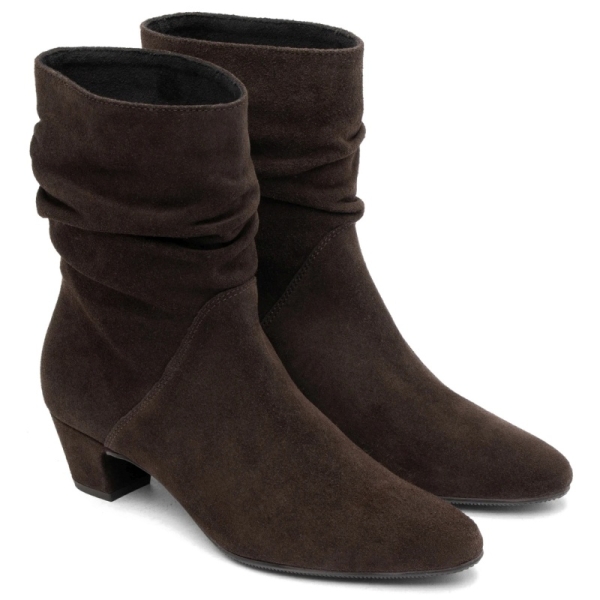 Botki damskie Ryłko G4611___ _CS9F BROWN