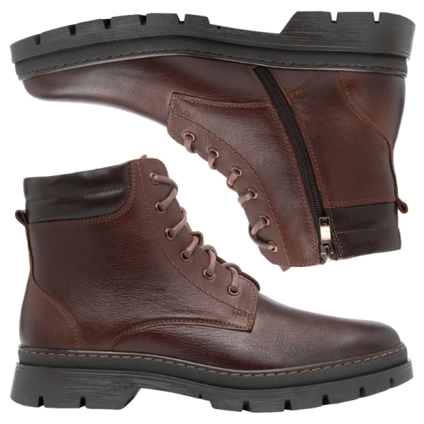 Trzewiki męskie Ryłko IG9034__ _HK5F BROWN