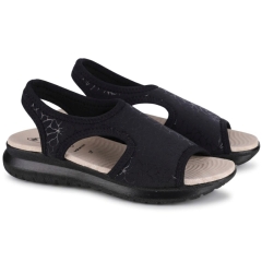 Sandały damskie zdrowotne Sanital Flex 633.99 BLACK
