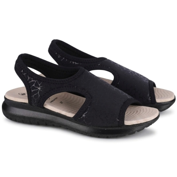Sandały damskie zdrowotne Sanital Flex 633.99 BLACK