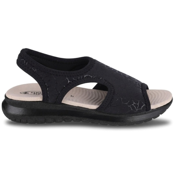 Sandały damskie zdrowotne Sanital Flex 633.99 BLACK