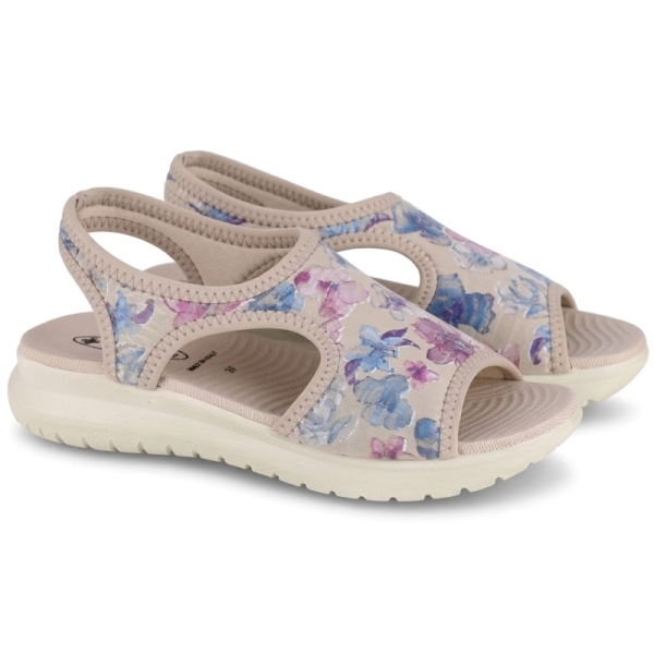 Sandały damskie zdrowotne Sanital Flex 651.99 BEIGE