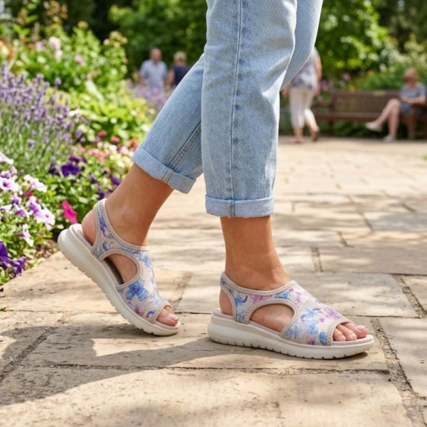 Sandały damskie zdrowotne Sanital Flex 651.99 BEIGE
