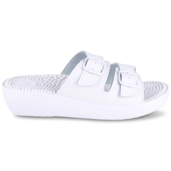 Klapki damskie zdrowotne fakirki Sanital Flex Sanitas KF-02 WHITE