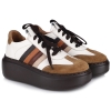 Sneakersy damskie Simen 8382A W.CORDA/FLOATER BIANCO