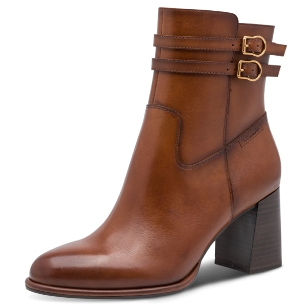 Botki damskie Tamaris 1-25390-47 305 COGNAC