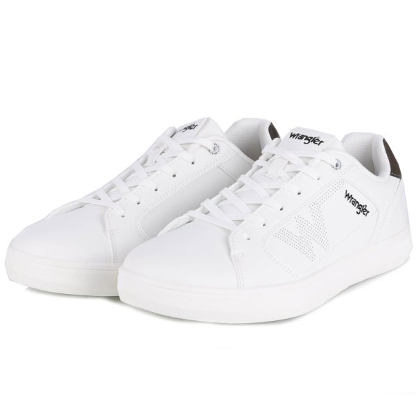 Sneakersy męskie Wrangler 20263006.1FG BRIGHT WHITE
