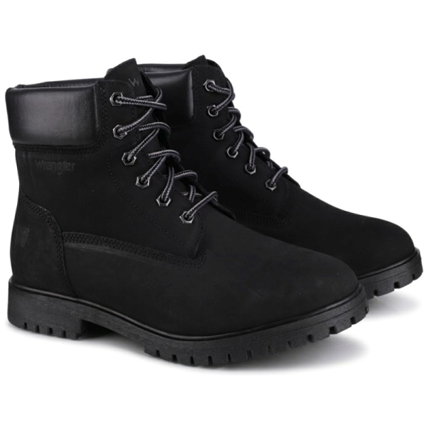 Trzewiki męskie Wrangler 20263054.11A TRIPLE BLACK