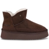 Śniegowce damskie z futerkiem Wrangler 20263089.IKU COFFEE BEAN