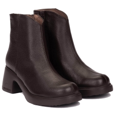 Botki damskie Wonders E-7125 WILD COFFE