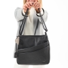 Rieker H1005-02 BLACK torebka damska EKO czarna