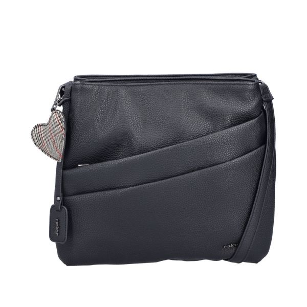 Rieker H1005-02 BLACK torebka damska EKO czarna