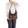 Rieker H1024-25 BROWN torebka damska EKO czekoladowa