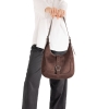 Rieker H1024-25 BROWN torebka damska EKO czekoladowa