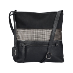 Rieker H1301-90 BLACK COMBINATION torebka damska EKO czarna