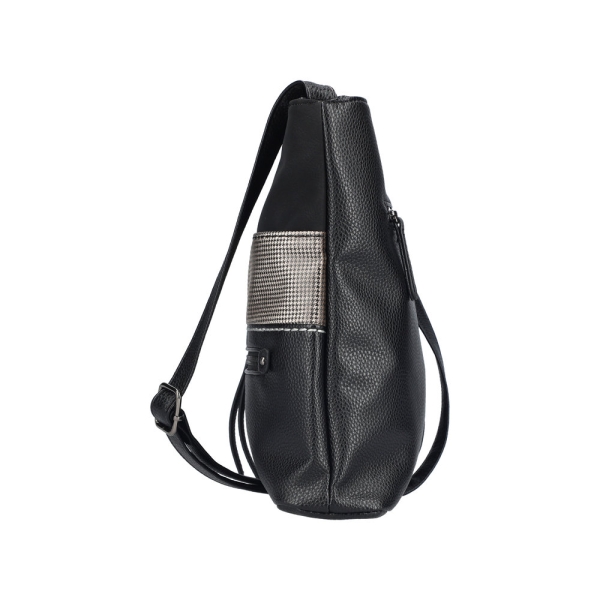 Rieker H1301-90 BLACK COMBINATION torebka damska EKO czarna