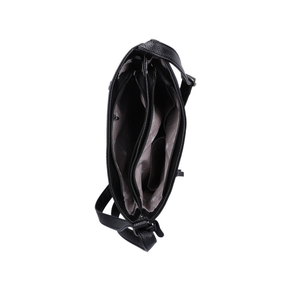 Rieker H1301-90 BLACK COMBINATION torebka damska EKO czarna