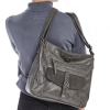 Rieker H1340-42 GREY torebka damska EKO ciemno szara