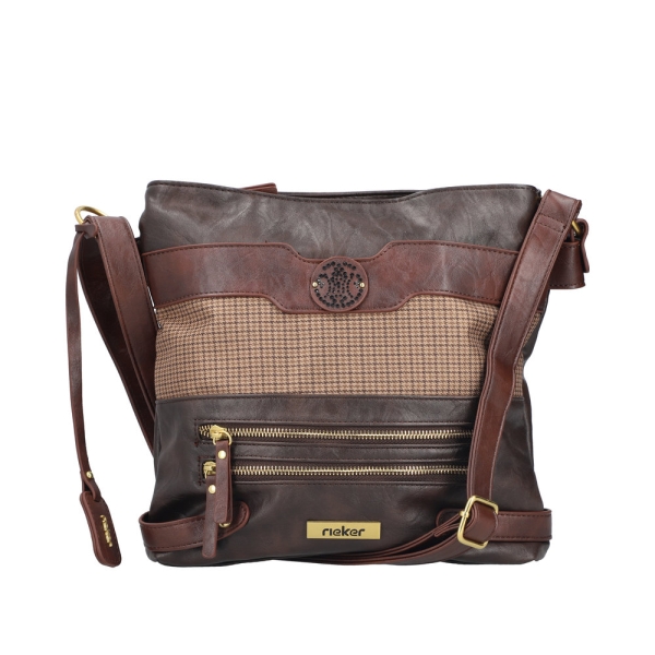 Rieker H1346-25 BROWN torebka damska EKO odcienie brązu