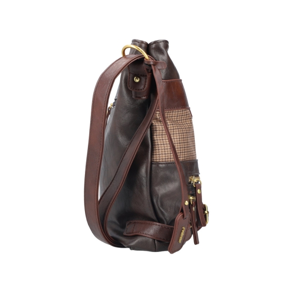 Rieker H1346-25 BROWN torebka damska EKO odcienie brązu