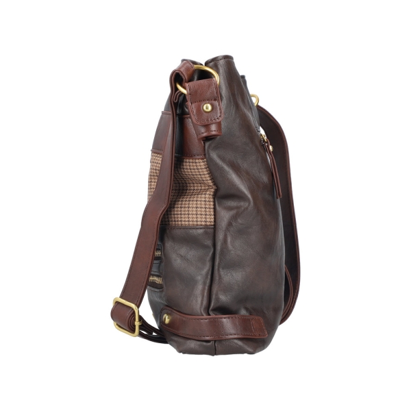 Rieker H1346-25 BROWN torebka damska EKO odcienie brązu