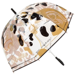Anekke 42483-212 parasolka transparentna ze wzorem