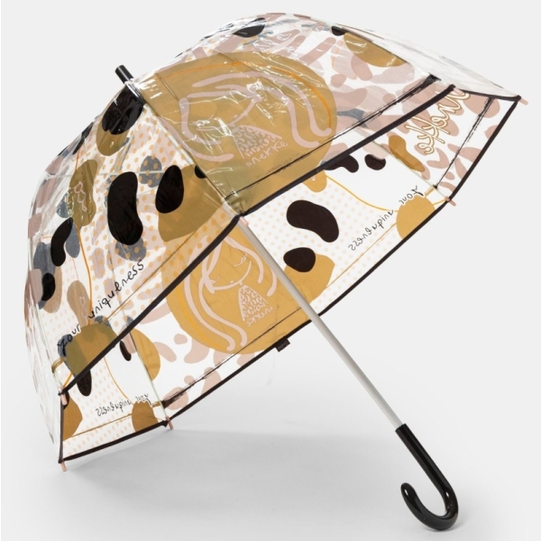 Anekke 42483-212 parasolka transparentna ze wzorem