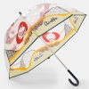 Anekke 43483-214 parasolka transparentna ze wzorem