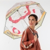 Anekke 43483-214 parasolka transparentna ze wzorem