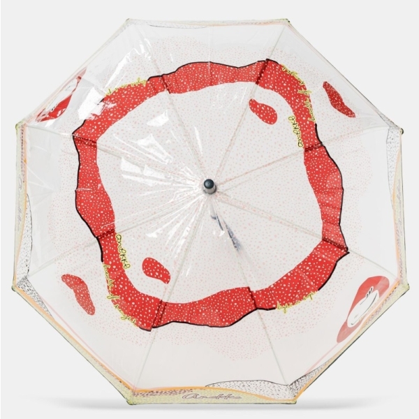Anekke 43483-214 parasolka transparentna ze wzorem