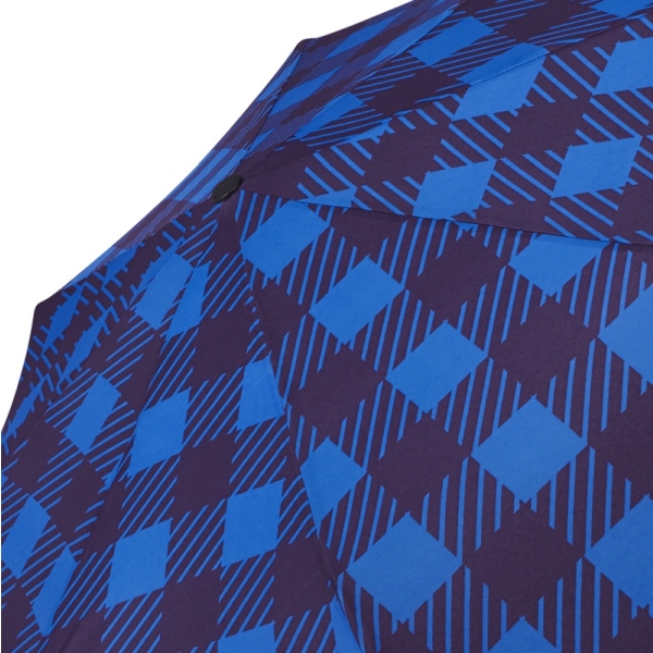 Benetton 59037 MINI AC CHECKS parasol damski granatowo-niebieski