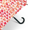 Benetton 59039 Long AC parasol damski biały w serca
