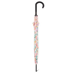 Benetton 59040 Long AC parasol damski biały w kolorowe serca