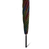 Benetton 59063 Long AC parasol damski czarny w kolorowe kropki
