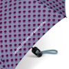 Benetton 59074 MINI AC parasol damski szary w fioletowe kółka