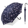 Benetton Happy Rain 59013 Long AC parasolka fioletowa w kwiaty