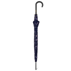 Benetton Happy Rain 59013 Long AC parasolka fioletowa w kwiaty