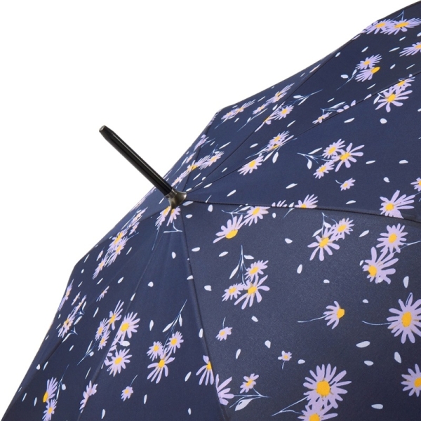 Benetton Happy Rain 59013 Long AC parasolka fioletowa w kwiaty