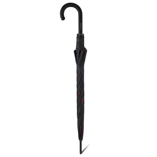 Esprit Happy Rain 58654 parasolka czarna w gwiazdki metaliczne