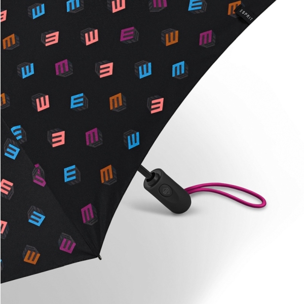 Esprit Parasol 58752 EASYMATIC LIGHT E-DOTS parasolka czarna