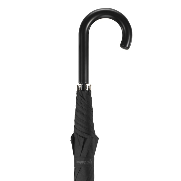 Essentials Happy Rain 41067 Long AC BLACK parasolka czarna