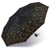 Essentials Happy Rain 42278 parasolka czarna z kolorowymi kropkami
