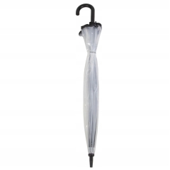 Essentials Happy Rain 99100 Golf AC Clear parasolka transparentna z czarną rączką