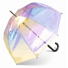 Essentials Happy Rain 40979 Long AC Domeshape Shiny parasolka metaliczna