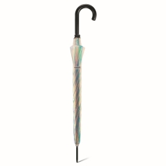 Essentials Happy Rain 40979 Long AC Domeshape Shiny parasolka metaliczna