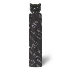 Essentials Happy Rain 42105 SUPER MINI CATS parasolka czarna w kotki