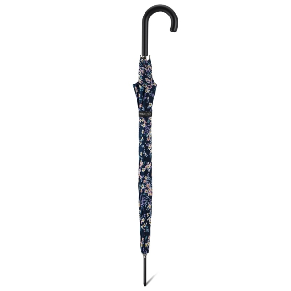 Happy Rain 41106 Long AC Millefleurs parasol damski granatowy w kwiaty